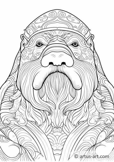 Walrus Coloring Page
